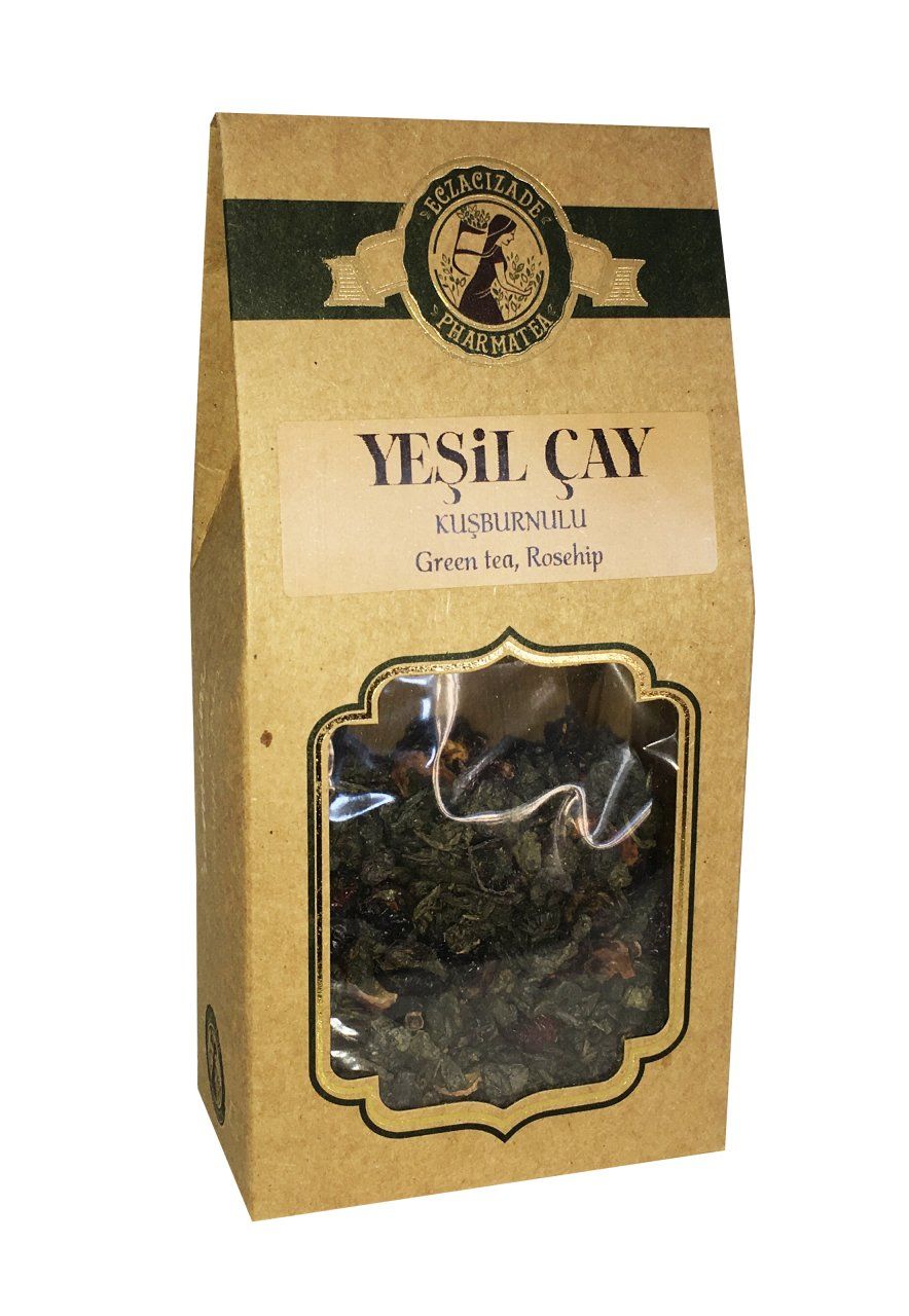 Yeşil Çay - Kuşburnulu 100 g