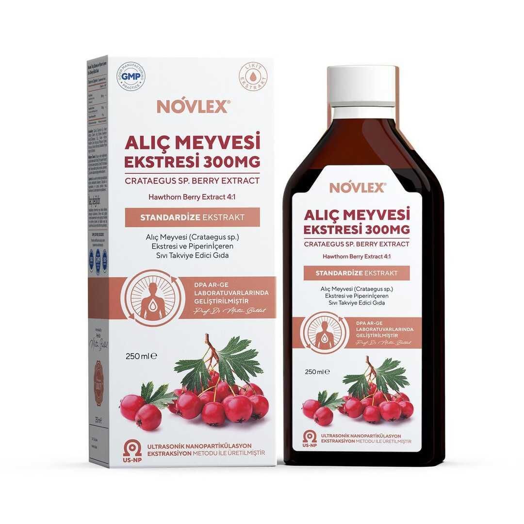 Novlex Alıç Meyve Ekstresi ve Piperin 250 ml