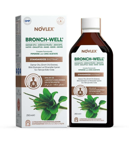 Novlex Bronch Well Damar Otu Ekstresi ve Bitki Ekstreleri 250 ml